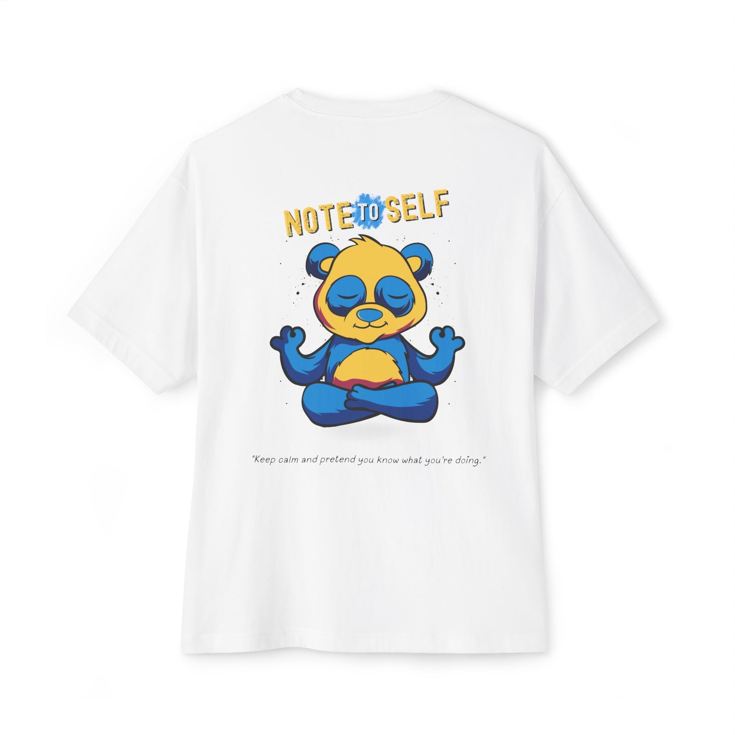 Keep Calm Panda | 'Note To Self' Tees