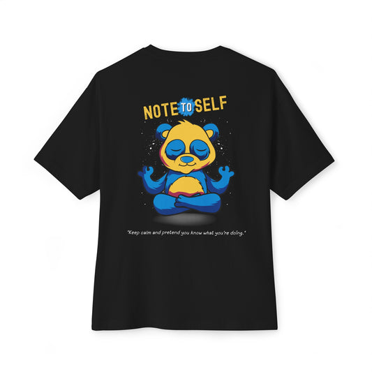 Keep Calm Panda | 'Note To Self' Tees